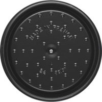 Staub Cast Iron 5 Quart Tall Cocotte Matte Black - Image 2