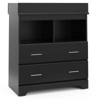 Storkcraft - Brookside 2 Drawer Changing Chest - Pebble Gray - Image 4