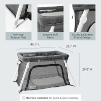 Lotus Travel Crib - Backpack Portable, Lightweight, Easy to Pack Play-Yard - Image 7
