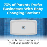 Koala Kare KB300-05 White Granite Horizontal Surface-Mounted Baby Changing Station - Image 5