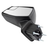 Silverado Manual Folding Mirror with Spotter GLASS; Textured Black; Driver Side Chevy 1500 - Image 6