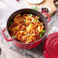 Staub - Cast Iron 5-qt Tall Cocotte - Cherry - Image 11
