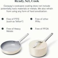 Caraway Home Mini Fry Pan & Sauce Pan Duo, Cream - Image 4