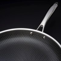 HexClad 12 inch Hybrid Stainless Steel Frying Pan - Image 2