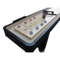 Playcraft 9' Woodbridge Shuffleboard Table, Black - Image 11