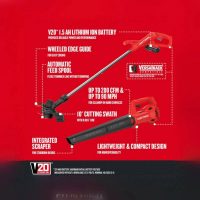 Craftsman V20 CMCK279C2 10 in. Battery Blower/Trimmer Combo Kit (Battery & Charger) - Image 2