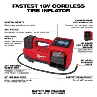 Milwaukee Tool 2848-20 M18 Inflator - Image 11