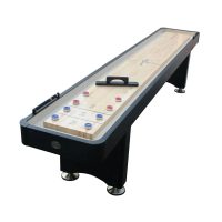 Playcraft 9' Woodbridge Shuffleboard Table, Black - Image 3