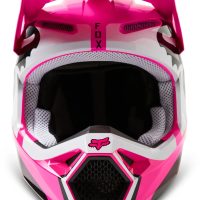 Fox Racing Youth V1 Motocross Helmet, Leed Pink, Large - Image 3