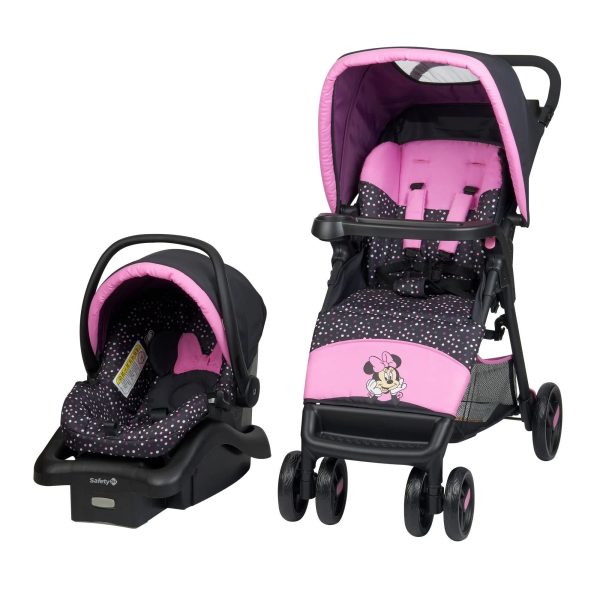 Disney Baby Simple Fold LX Travel System - Minnie Dot Party