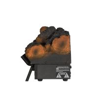 Duraflame Infrared Quartz Electric Log Set Heater, Rustic Pine - Black - Image 2