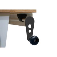Husky 52 in. Adjustable Height Work Table with 2-Drawers in White - Image 2