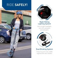 Hiboy S2 Electric Scooter - 8.5" Solid Tires - Up to 17 Miles Long-Range - Image 7