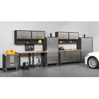 Seville Classics UltraHD Rolling Workbench - Granite - Image 6