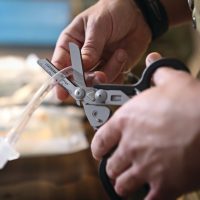 Leatherman Raptor Shears Black Orange with Utility - Image 4