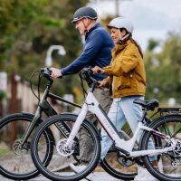 Aventon Pace 500.3 Step-Through Ebike Large / Blue Steel - Image 3