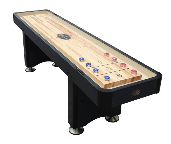 Playcraft 9' Woodbridge Shuffleboard Table, Black