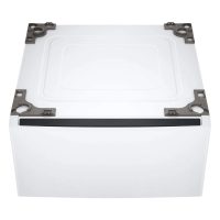 LG 27" Black Steel Pedestal Storage Drawer - Image 2
