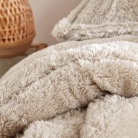 Coma Inducer Oversized Comforter - The Original Plush - White Sand - Oversized King - Image 4
