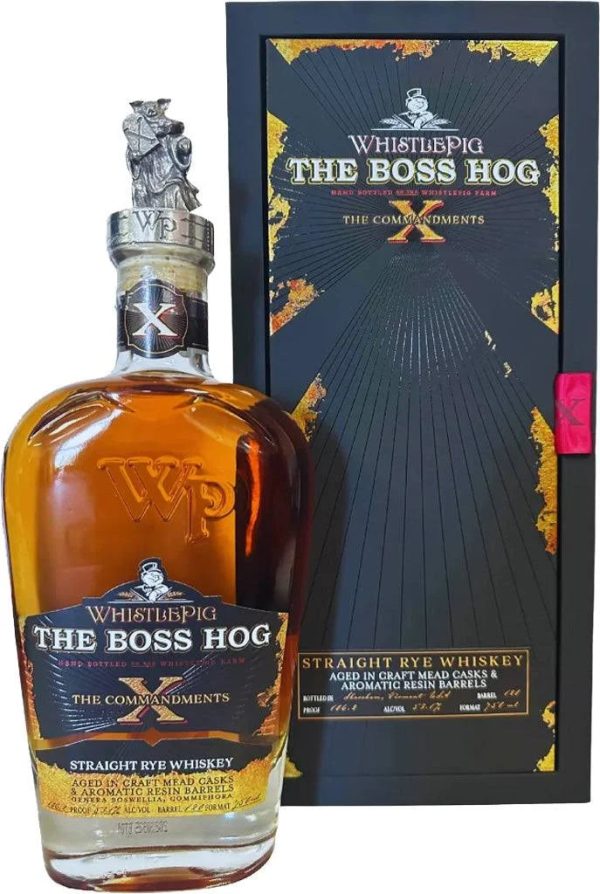 Whistlepig The Boss Hog x The Commandments Rye 750ml