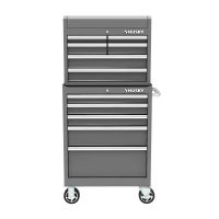 Husky 27 in. 11-Drawer Tool Chest and Cabinet Combo in Glossy Gray - Image 5