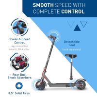 Hiboy S2 Electric Scooter - 8.5" Solid Tires - Up to 17 Miles Long-Range - Image 10