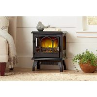StyleWell Kingham 1,000 Sq. ft. Panoramic Infrared Electric Stove in Black with Electronic Thermostat - Image 3