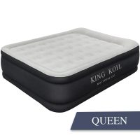 King Koil Luxury Air Mattress Queen with Built-in Pump for Home 20 Queen Size Inflatable Airbed Luxury Double High Adjustable Blow Up Mattress Durable - Image 7