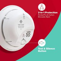 First Alert SC9120B-12pk BRK Brands Hardwire Combination Smoke/Carbon Monoxide Alarm with Battery Backup (12 Pack) - Image 3