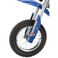 Razor MX350 24-Volt Dirt Rocket Electric Motocross Bike, Blue - Image 2