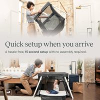 Lotus Travel Crib - Backpack Portable, Lightweight, Easy to Pack Play-Yard - Image 3