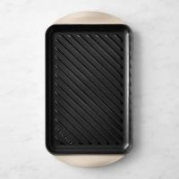 Le Creuset Enameled Cast Iron Skinny Grill Lapis | Williams Sonoma - Image 3