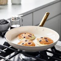 GreenPan - Reserve Ceramic Nonstick 10-Piece Cookware Set - Taupe - Image 2