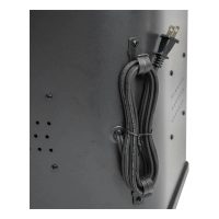 Better Homes & Gardens Rounded Corner Electric Fire Stove Heater Black with Remote - Image 7