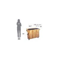 Homestyles Kitchen Cart - Image 9