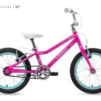 Guardian Bikes - 16 inch Kids Bike for Ages 4-6 - Pink/Aqua - Image 2