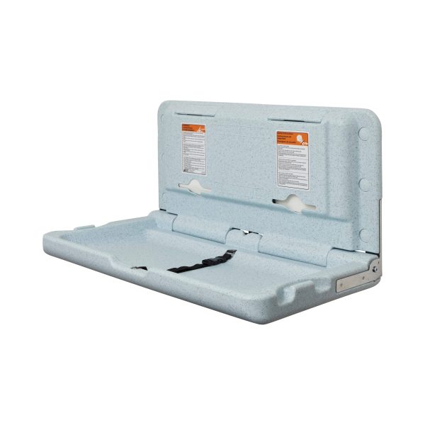 Ecr4kids Horizontal Wall-Mounted Baby Changing Station Wall-Mounted