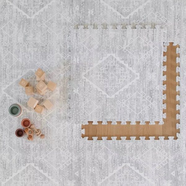 House of Noa | Little Nomad Play Mat Ula in Gray - 4x6