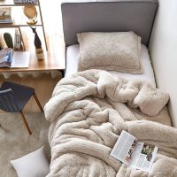 Coma Inducer Oversized Comforter - The Original Plush - White Sand - Oversized King - Image 5