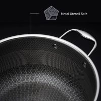 HexClad Hybrid Cookware 6 Piece Pot Set with Lids - Image 5